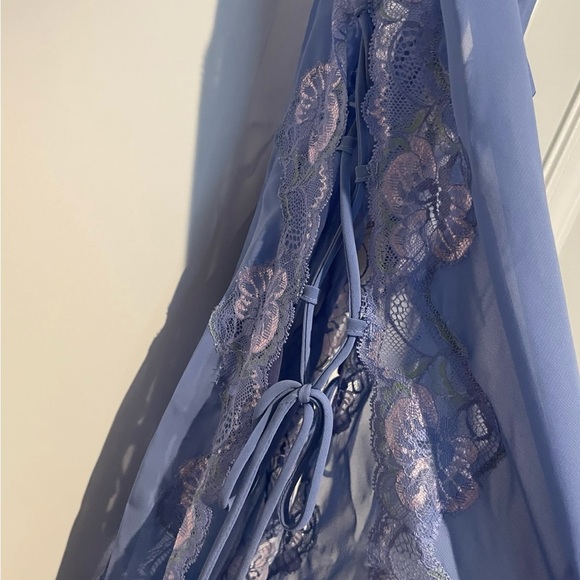 Shirley of Hollywood Periwinkle Lace Chemise Set - Picture 7 of 10